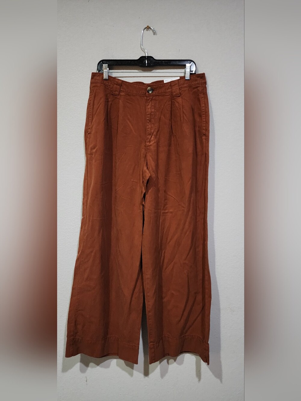 Sonoma Wide Leg Pants Rust/Brown Size L